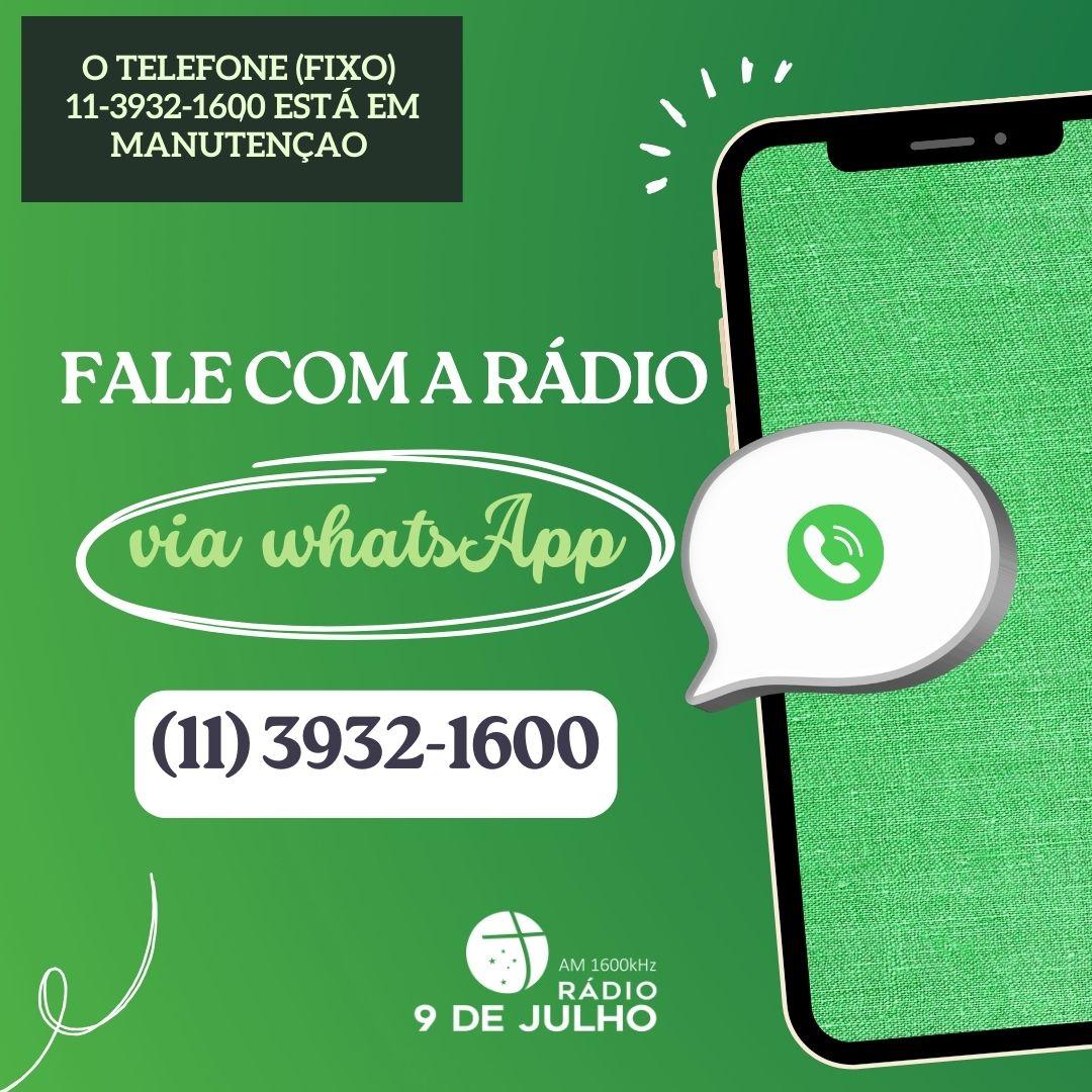 Aviso - Rádio 9 de Julho