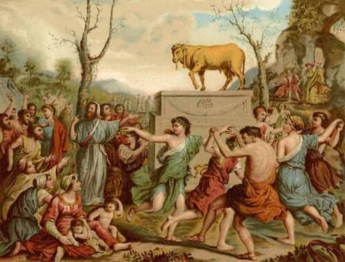 the adoration of the golden calf