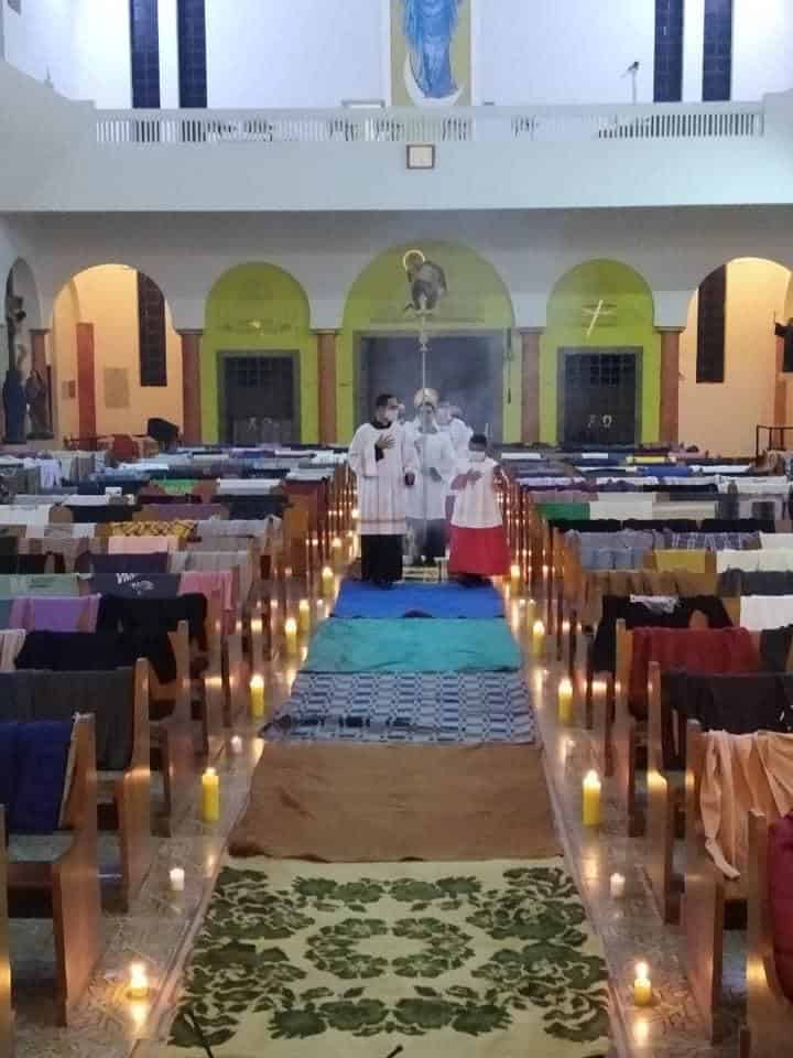 Paróquia monta tapete solidário no dia de Corpus Christi - Jornal O São Paulo