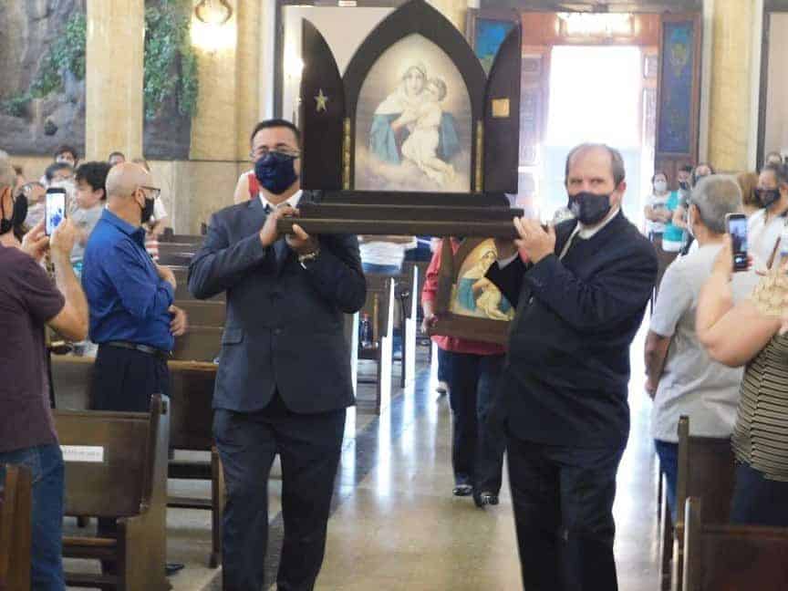 Em ação de graças pelos trabalhos do Movimento da Mãe Peregrina - Jornal O São Paulo