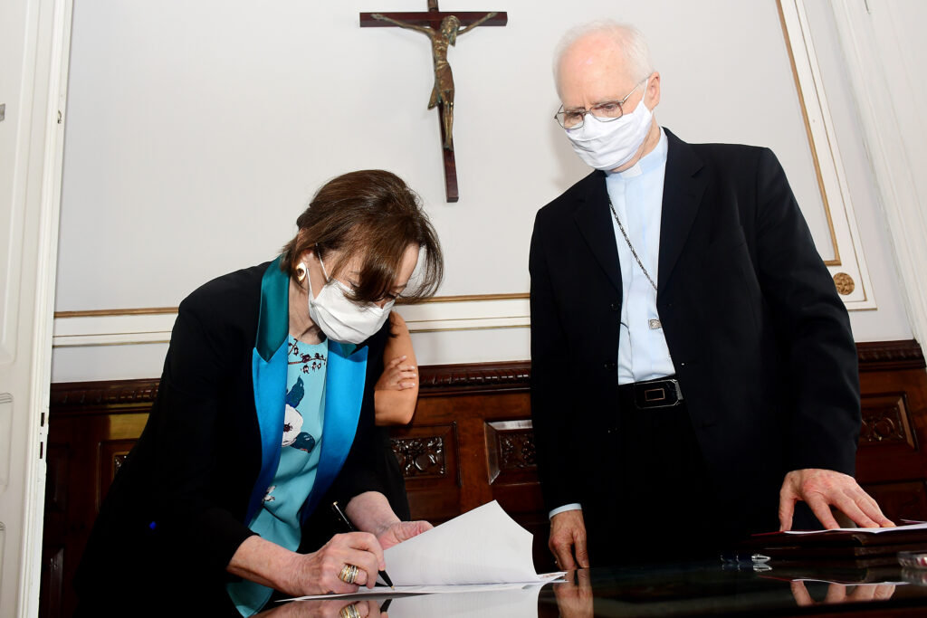 Dom Odilo dá posse à reitoria da PUC-SP para a gestão de 2020-2024 - Jornal O São Paulo