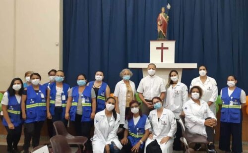 REGIAO IPIRANGA Ponto de Vacinacao contra a COVID  no Santuario Sao Judas Tadeu creditos PASCOM Santuaio Sao judas Tadeu