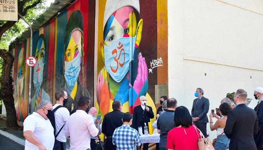 Inaugurado painel na Igreja do Calvário em memória dos falecidos pela COVID-19 - Jornal O São Paulo