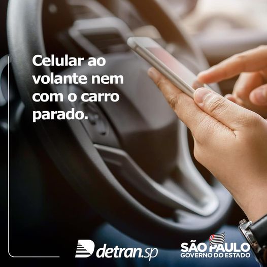 De cada mil multas no trânsito de SP, 75 são pelo uso do celular ao volante - Jornal O São Paulo