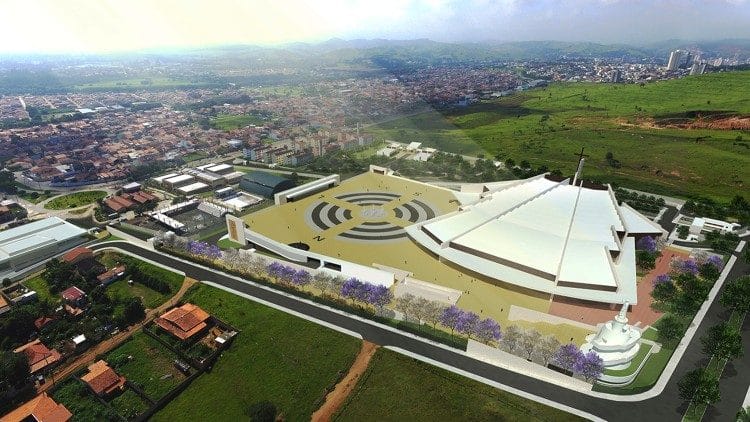 Franciscanos lançam a pedra fundamental do Santuário Frei Galvão - Jornal O São Paulo