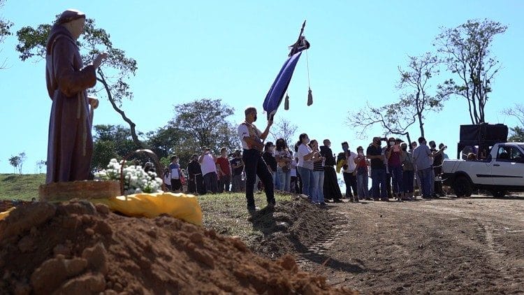Franciscanos lançam a pedra fundamental do Santuário Frei Galvão - Jornal O São Paulo
