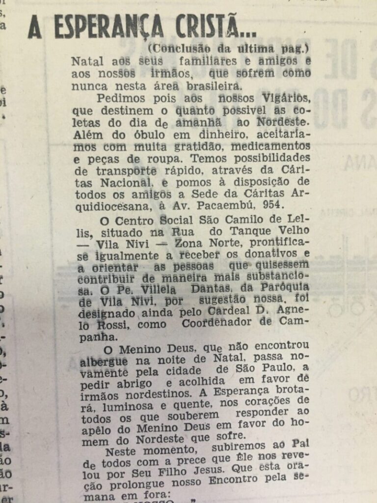 Dom Paulo na seção ‘Encontro com o Pastor’: 1970 – 1998 - Jornal O São Paulo