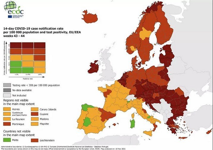 COVID-19: Dez países da União Europeia estão em situação ‘muito preocupante’ - Jornal O São Paulo