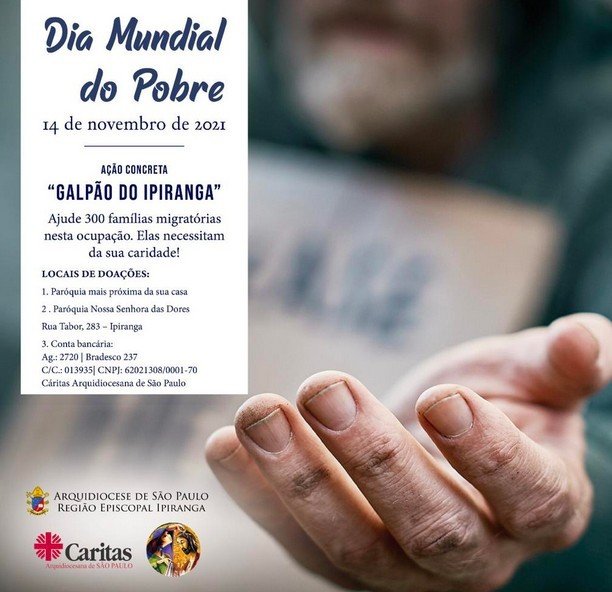 Dom Odilo participa da abertura da semana de lives solidárias pelo Dia Mundial dos Pobres - Jornal O São Paulo
