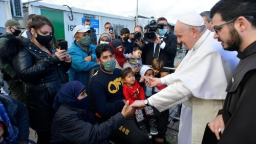 papa francisco viagem lesbos