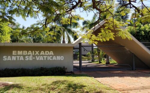 Faixada da Nunciatura Apostolica no Brasil CNBB
