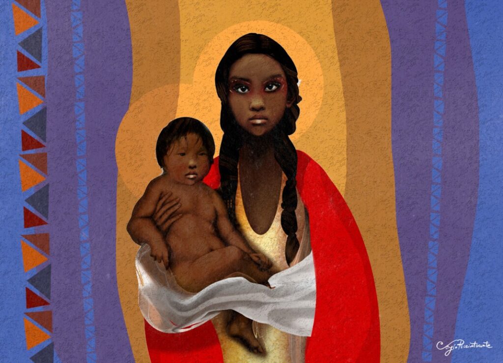 Rosto indígena de Maria Santíssima na América - Jornal O São Paulo