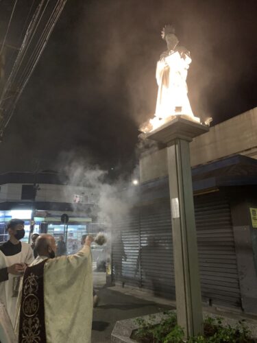 Imagem de São Lucas é inaugurada na Paróquia São Filipe Neri - Jornal O São Paulo
