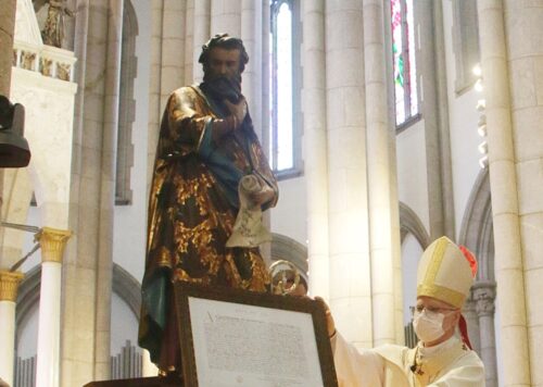 Em missa, Cardeal Scherer celebra o patrono da Arquidiocese e o aniversário da cidade de São Paulo 