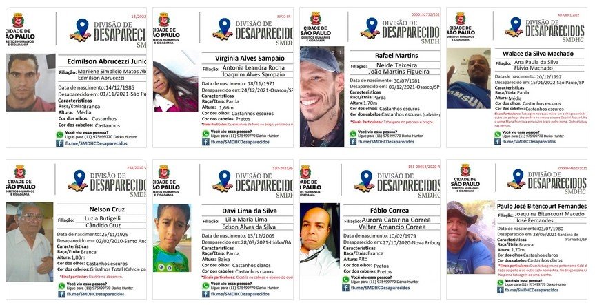 Nova política municipal deve aprimorar a busca por pessoas desaparecidas - Jornal O São Paulo