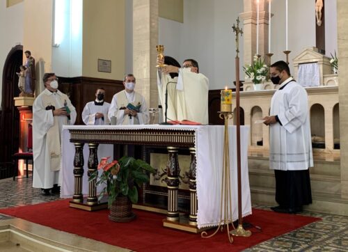 Dom Ângelo Ademir Mezzari preside missa na abertura do ano letivo do Itesp - Jornal O São Paulo