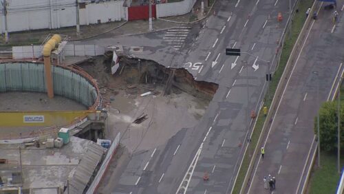 Ministério Público investiga causas de desmoronamento em obras do Metrô na Marginal Tietê - Jornal O São Paulo