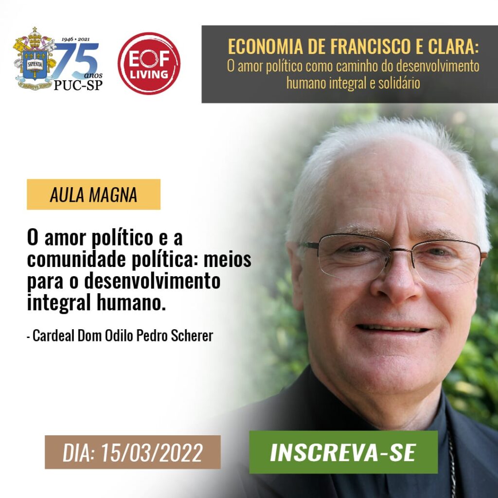 Extensão universitária na PUC-SP aborda a ‘Economia de Francisco e Clara’ - Jornal O São Paulo