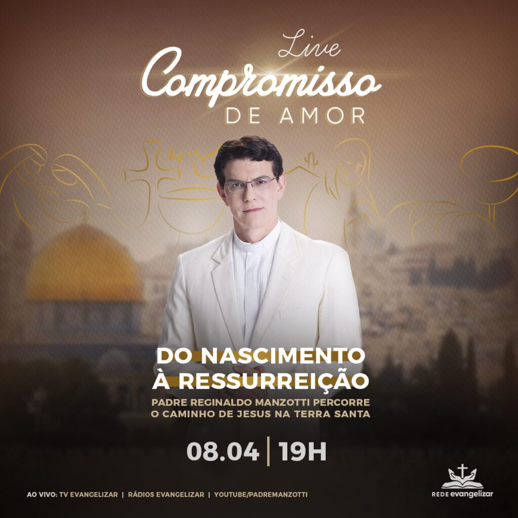 Live solidária do Padre Reginaldo Manzotti acontece nesta sexta-feira (8) - Jornal O São Paulo