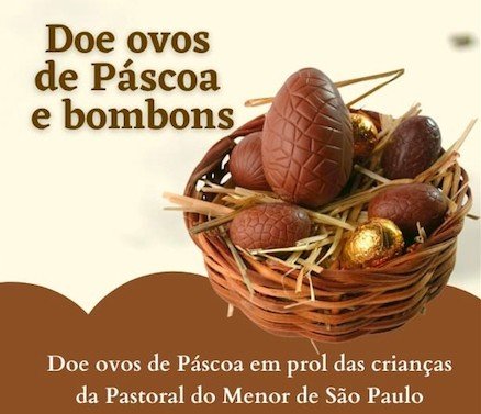 Pastoral do Menor realiza a campanha ‘Páscoa – Tempo de Partilha’ - Jornal O São Paulo