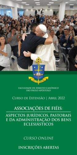 Faculdade de Direito Canônico inscreve para curso sobre associação de fiéis - Jornal O São Paulo