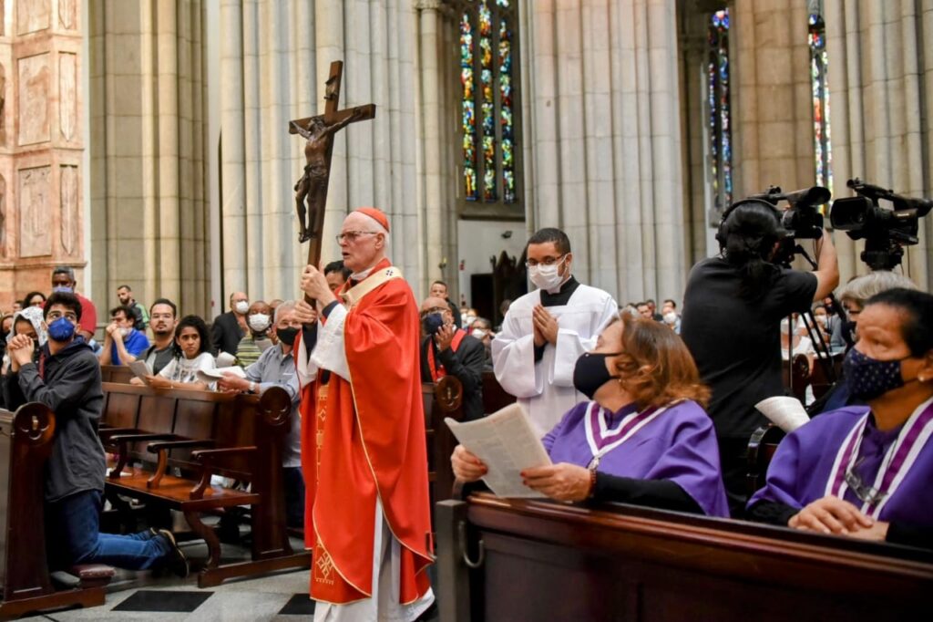 Dom Odilo: ‘Pela Paixão e Morte de cruz, Ele nos amou até o fim e aceitou todo o desprezo do mundo’ - Jornal O São Paulo