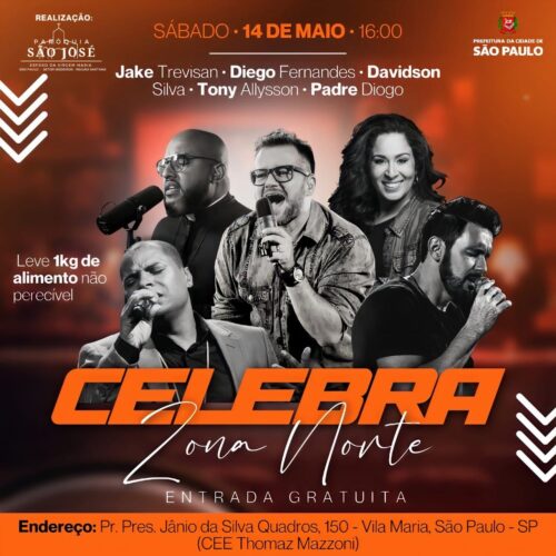 ‘Celebra Zona Norte’ será realizado no sábado, 14, por paróquia na Vila Maria - Jornal O São Paulo