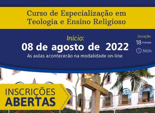 Abertas as inscrições para a especialização em Teologia e Ensino Religioso - Jornal O São Paulo
