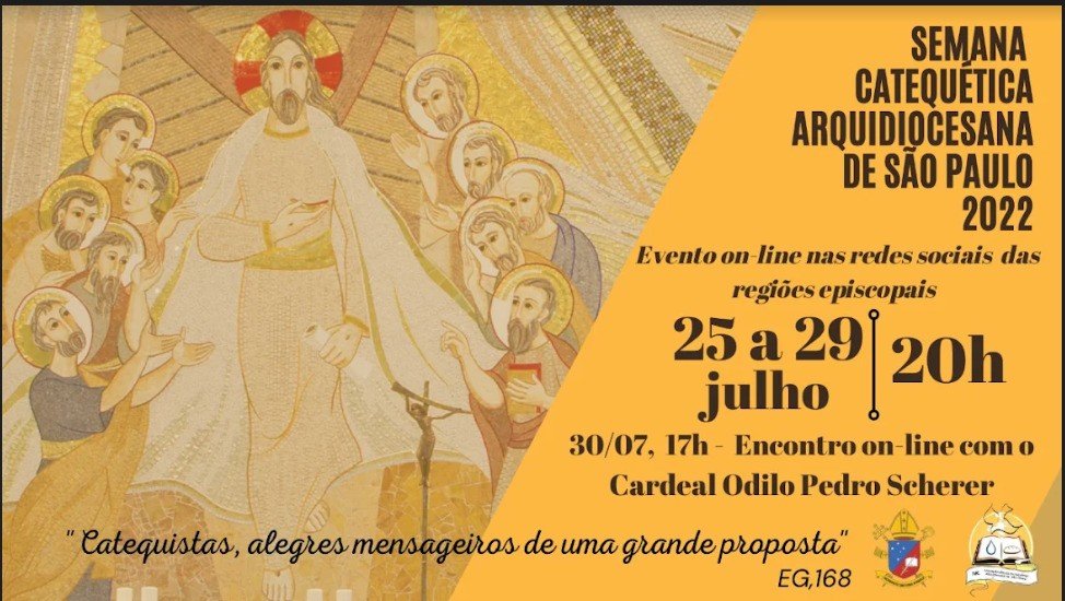 Semana Catequética Arquidiocesana prossegue até o dia 30 - Jornal O São Paulo