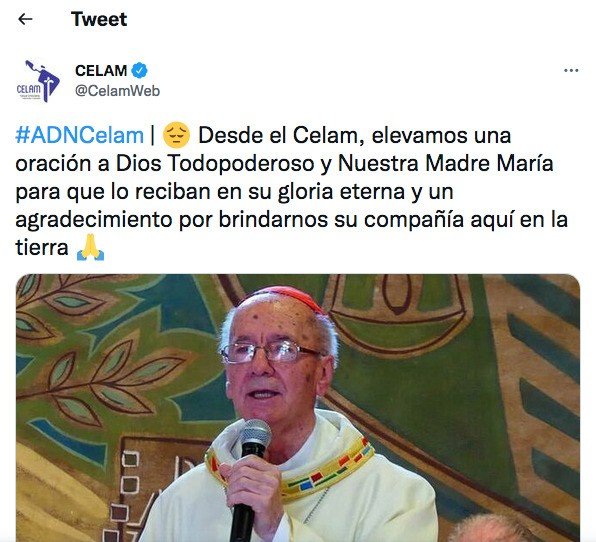 Dioceses, entidades e personalidades manifestam pesar pelo falecimento do Cardeal Cláudio Hummes - Jornal O São Paulo