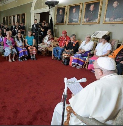 Papa aos indígenas do Canadá: ‘eu me sinto parte da vossa família e honrado por isso’ - Jornal O São Paulo