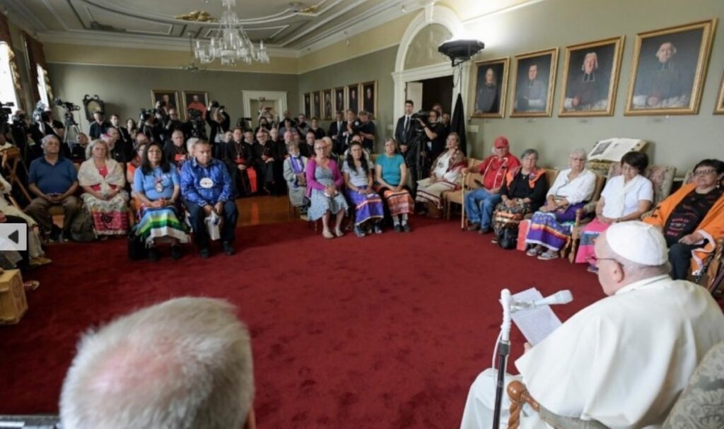 Papa intensifica a reconciliação da Igreja com os indígenas e exorta os cristãos ao testemunho do amor  - Jornal O São Paulo