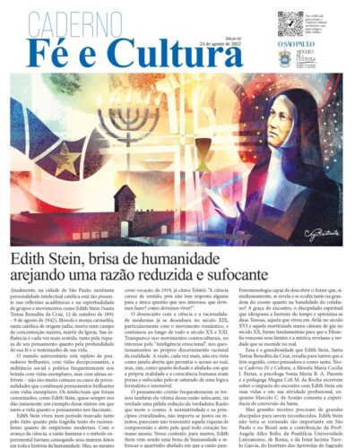 Confira a segunda edição do Caderno Fé e Cultura - Jornal O São Paulo