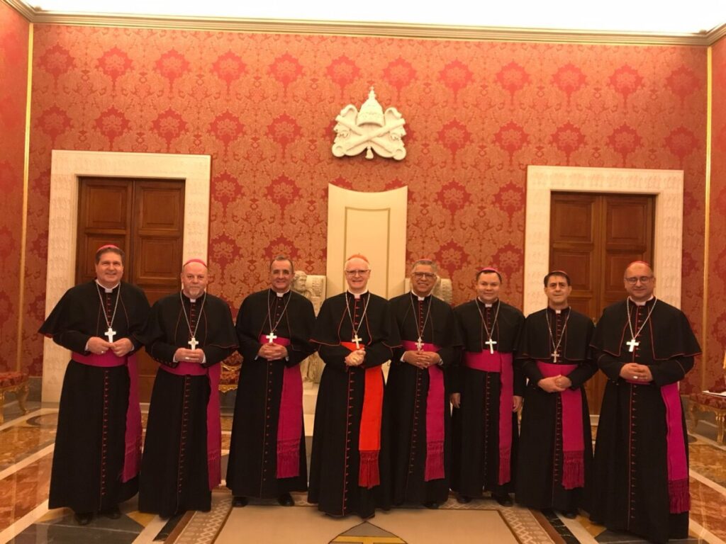 Francisco aos bispos paulistas: ‘não se pode ser pastor sem estar próximo’ - Jornal O São Paulo