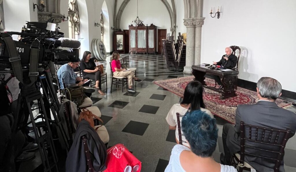 Dom Odilo fala aos jornalistas sobre as marcas do pontificado de Bento XVI