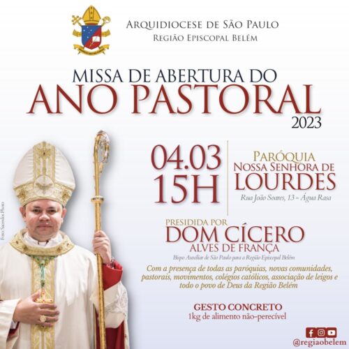 Ano Pastoral em âmbito regional será aberto em 4 de março - Jornal O São Paulo