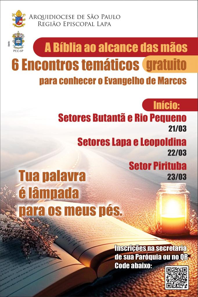 Região Lapa promove a formação ‘A Bíblia ao alcance das mãos’ - Jornal O São Paulo