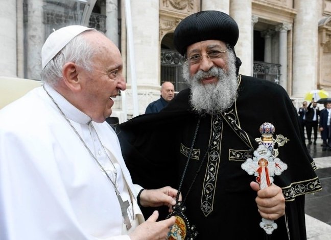 Na saudação do Papa a Tawadros II, a crescente amizade entre as duas Igrejas - Jornal O São Paulo