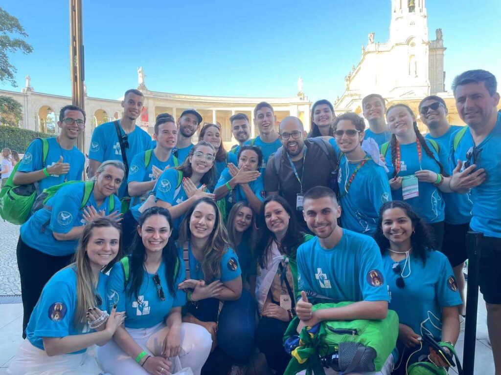 Jovens de São Paulo se unem a peregrinos de todo o mundo na JMJ Lisboa 2023