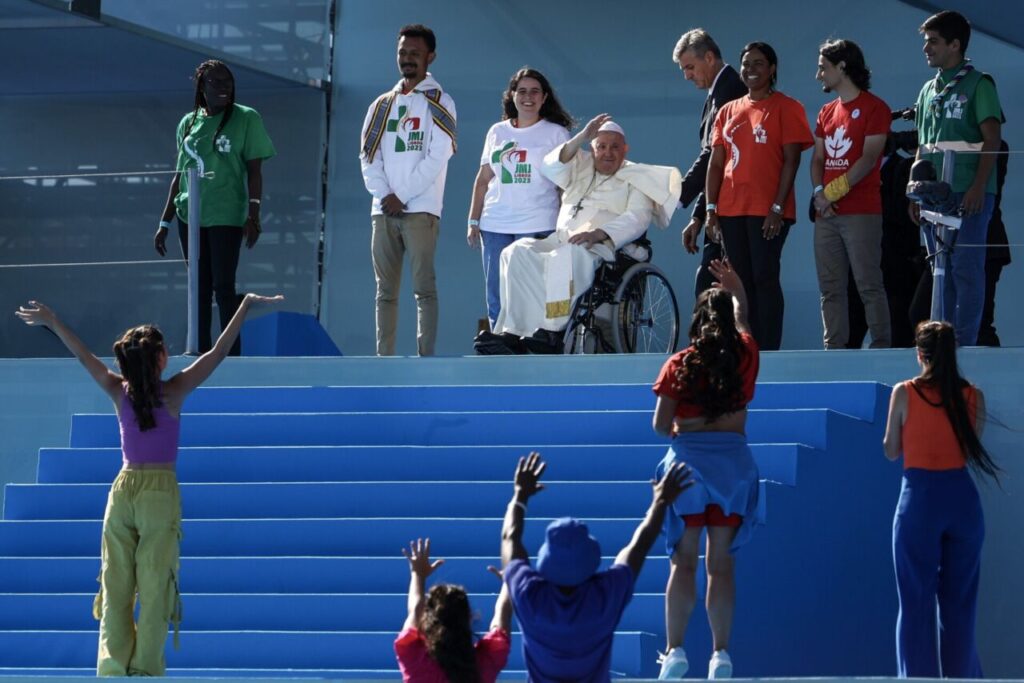 Acolhida do Papa na JMJ: ‘Sejam estes dias ecos vibrantes do chamado amoroso de Deus’ - Jornal O São Paulo