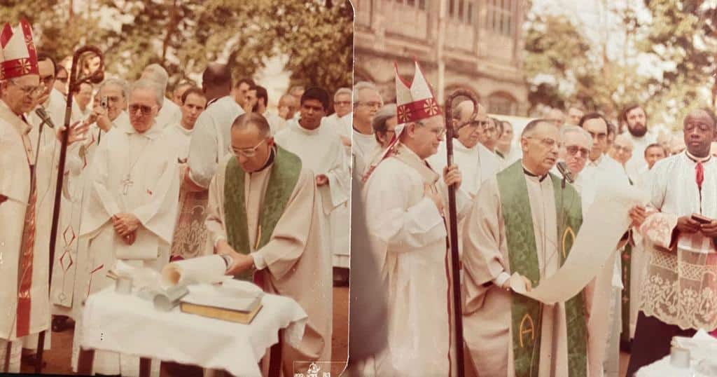 Há 40 anos, ocorria a bênção da pedra fundamental do prédio do Arquivo Metropolitano - Jornal O São Paulo