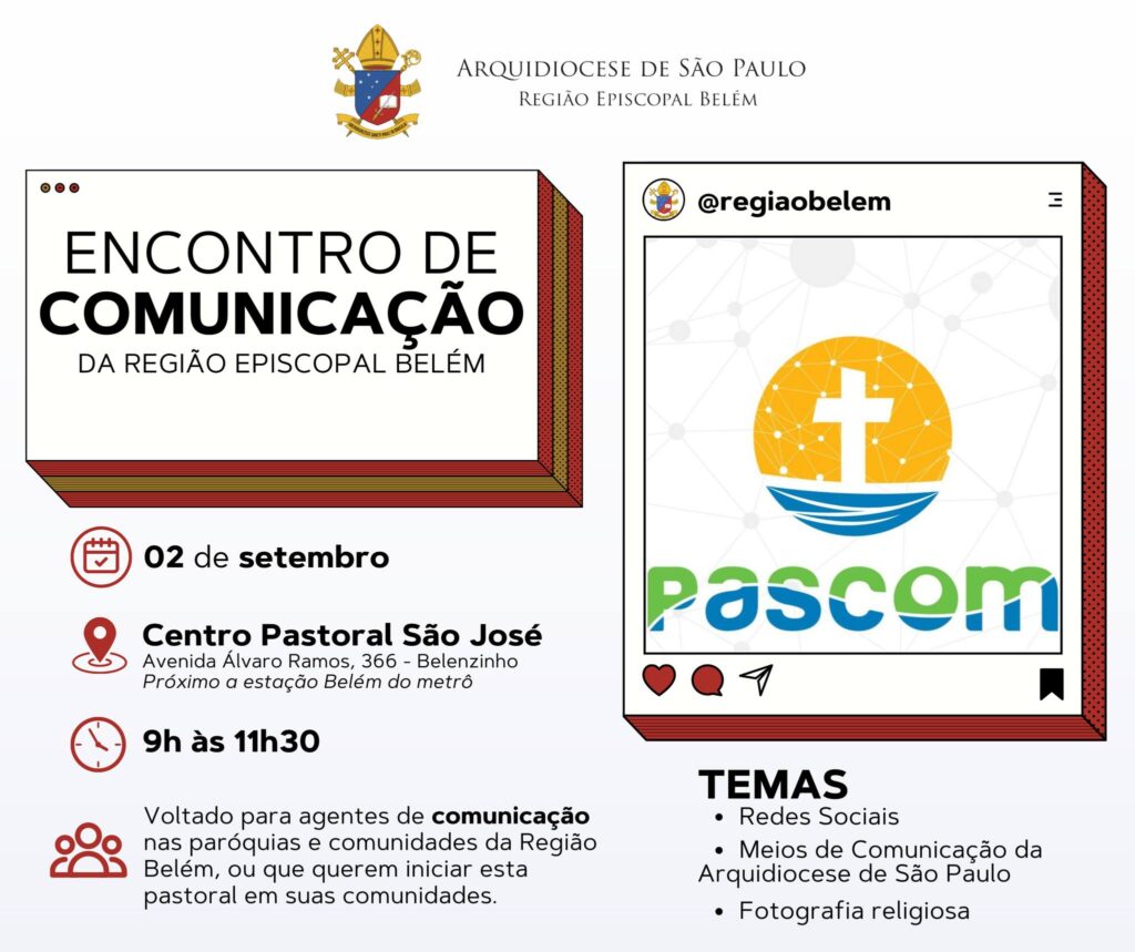 Crismas, Terço Luminoso, retiros e formações são destaques na Região Belém - Jornal O São Paulo