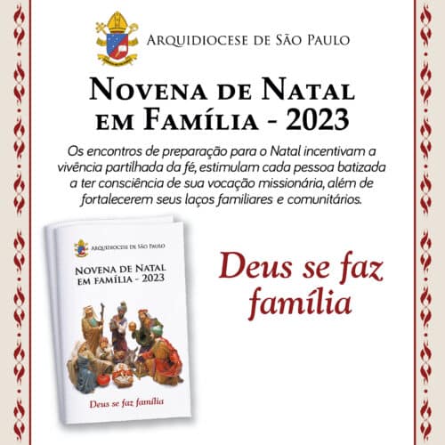 Arquidiocese de São Paulo disponibiliza subsídio para a Novena de Natal