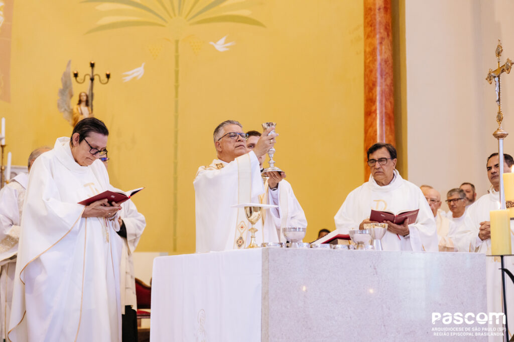Com o clero, fiéis e amigos, Dom Carlos Silva comemora 3 anos de episcopado - Jornal O São Paulo