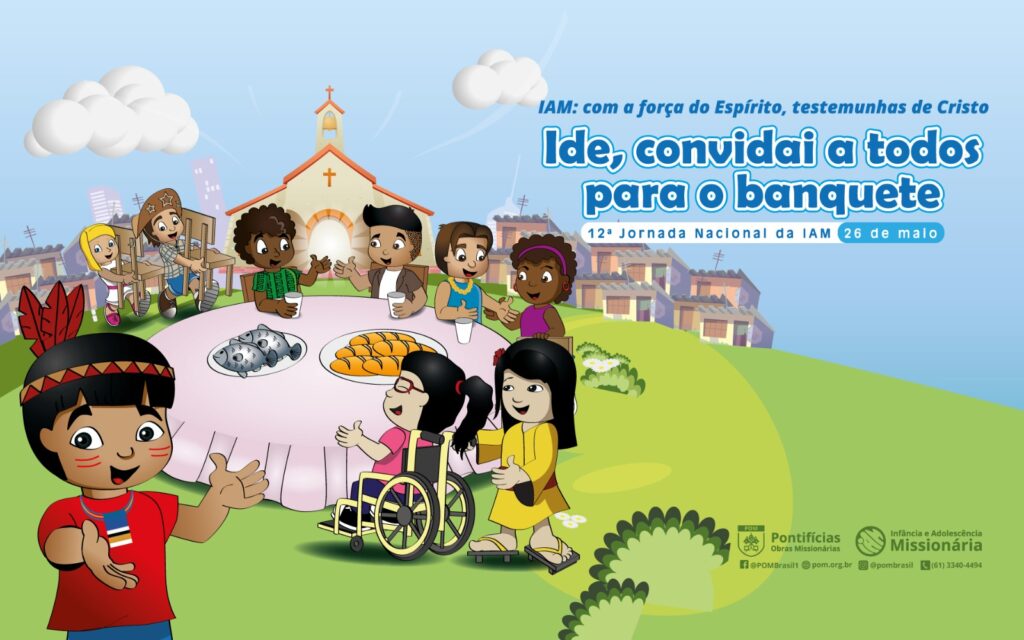 Infância e Adolescência Missionária lança cartaz oficial de sua Jornada Nacional que se realizará dia 26 de maio - Jornal O São Paulo