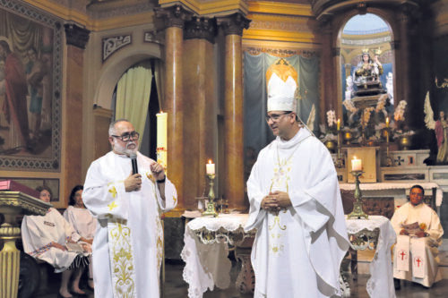 Dom Rogério faz visita pastoral à Paróquia Nossa Senhora Achiropita - Jornal O São Paulo