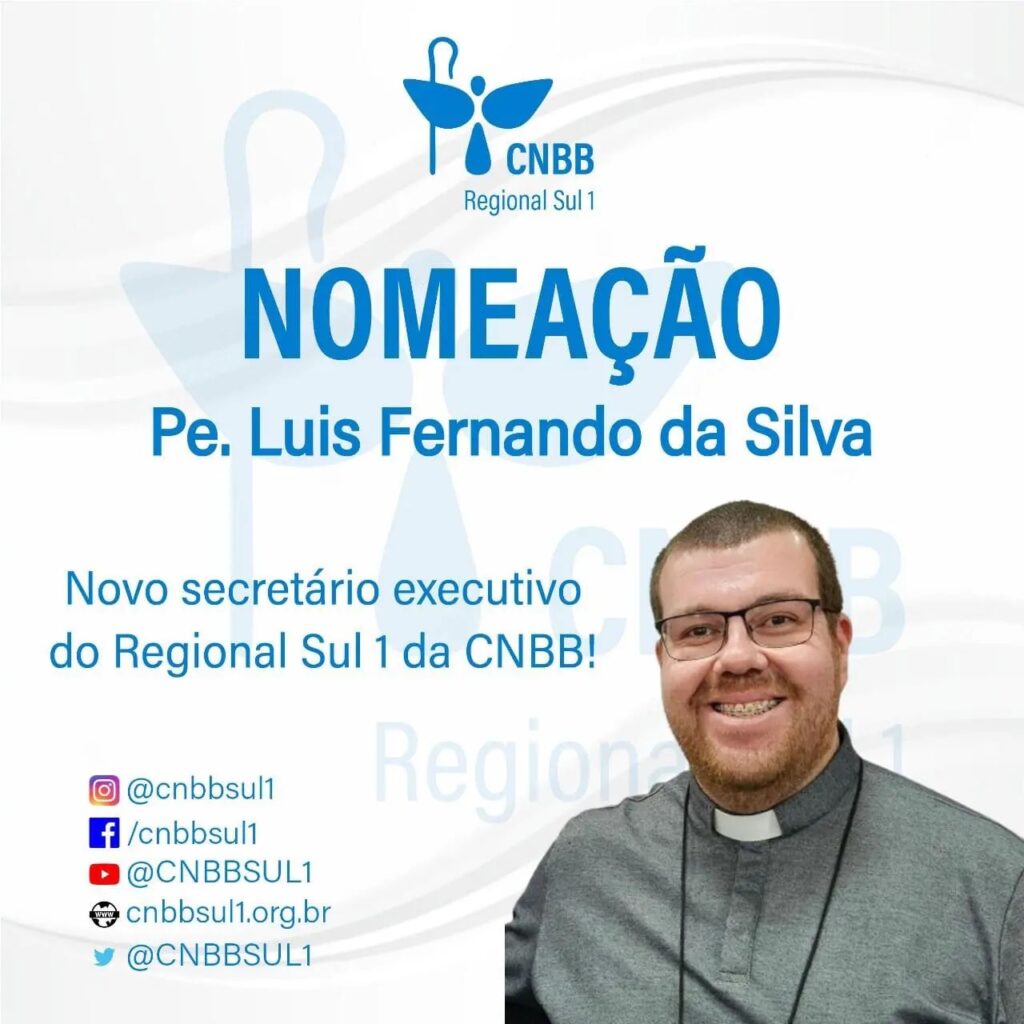 Presidência do Regional nomeia Padre Luis Fernando da Silva como novo secretário executivo - Jornal O São Paulo