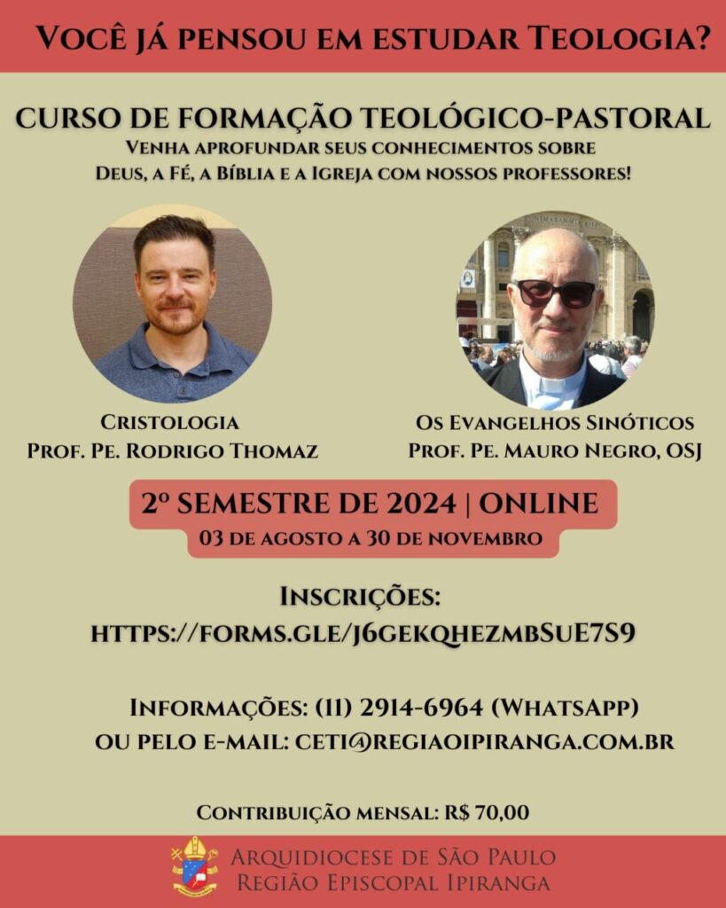 Formações e festa patronal em destaque no Ipiranga - Jornal O São Paulo