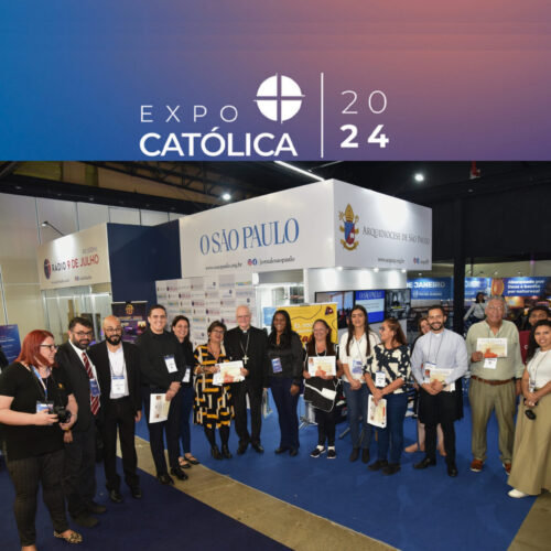 Estande da Arquidiocese recebe autoridades e personalidades na ExpoCatólica - Jornal O São Paulo