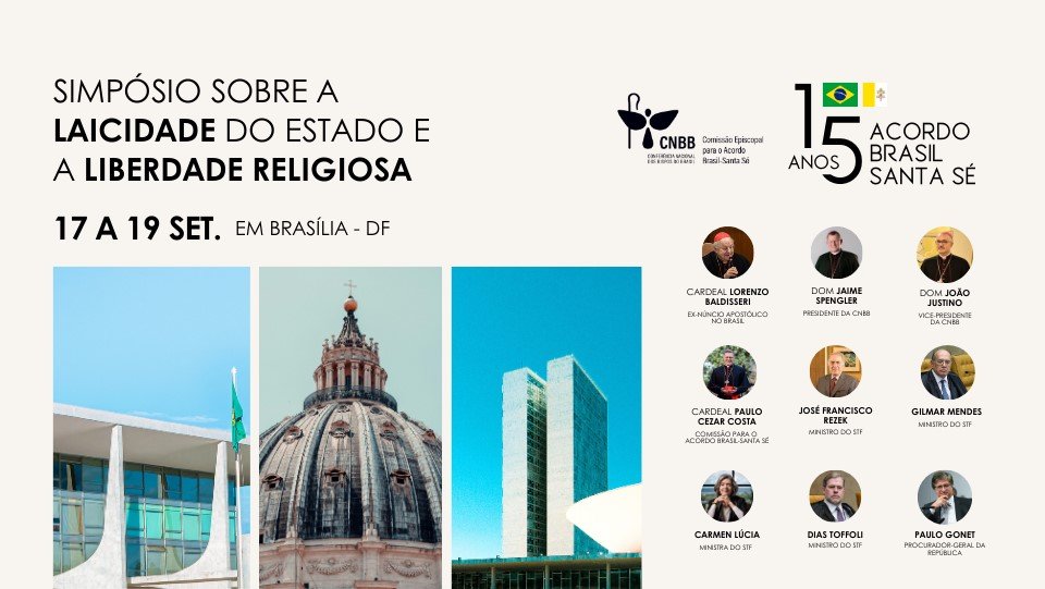 Abertas as inscrições para o Simpósio sobre Laicidade do Estado e a Liberdade Religiosa, em Brasília (DF) - Jornal O São Paulo